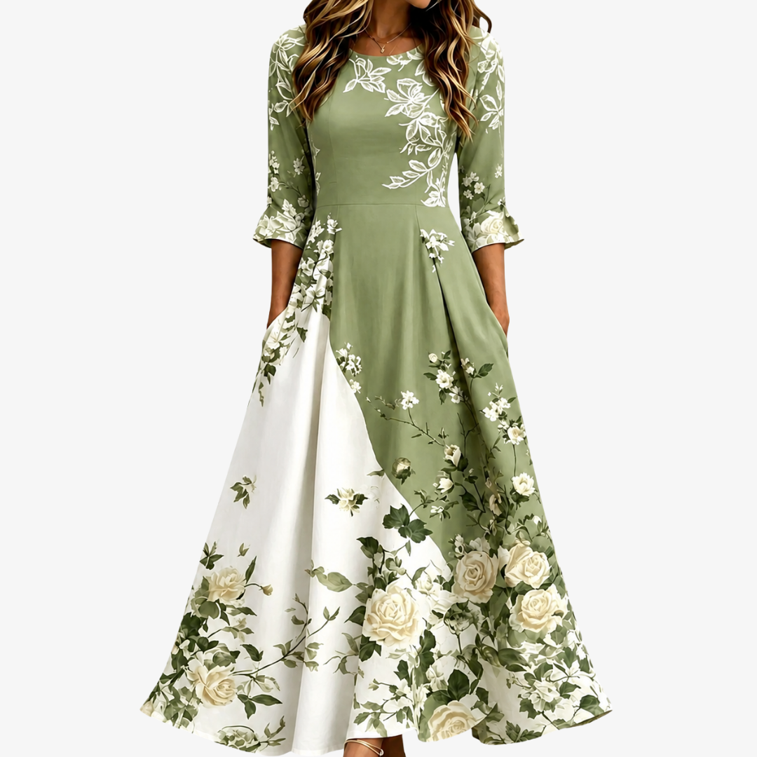 Evora - Botanical Maxi Dress product image