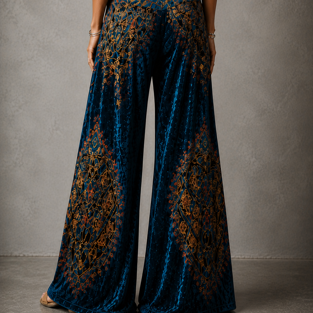 Cassia - Boho Wide-Leg Pants