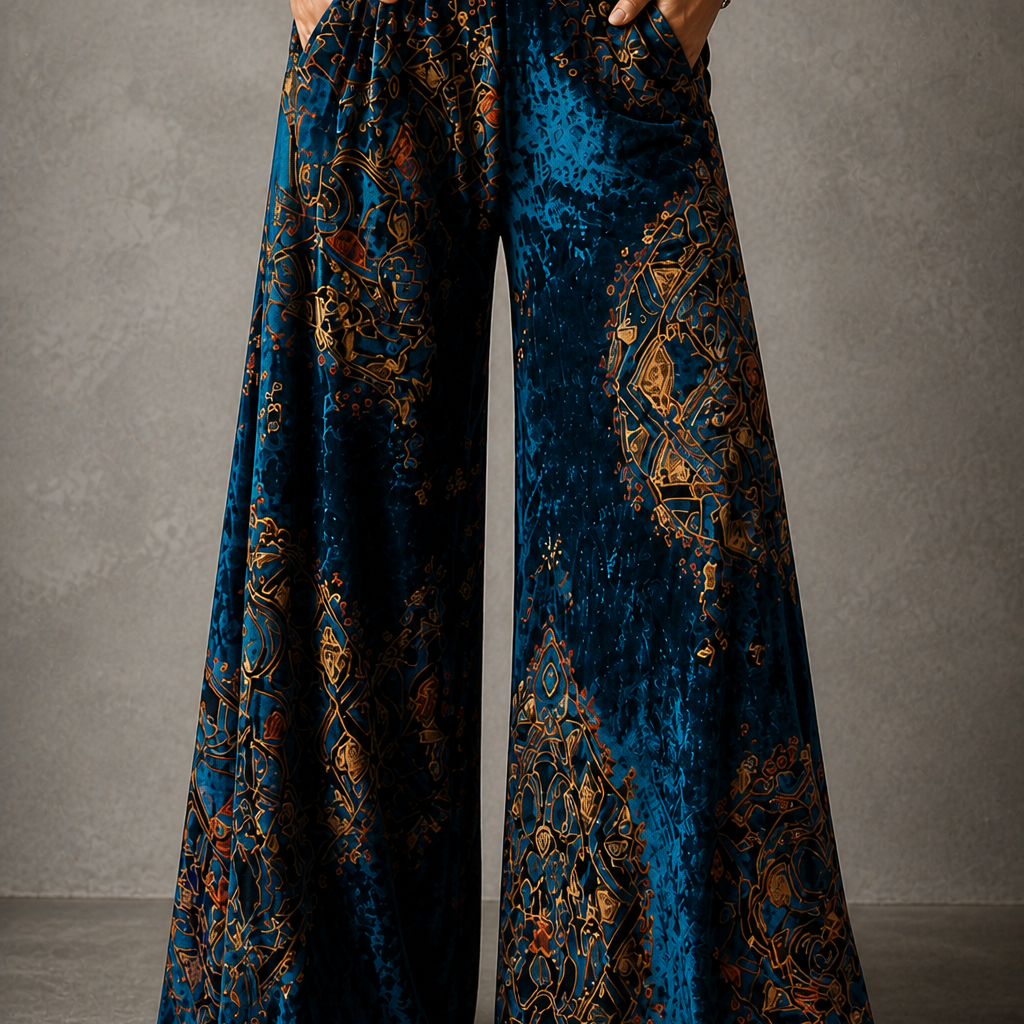 Cassia - Boho Wide-Leg Pants