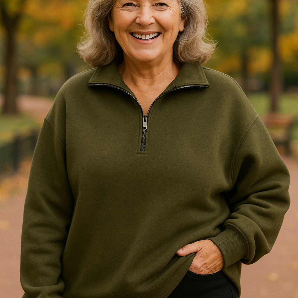 Estelle - Quarter-Zip Knit Pullover