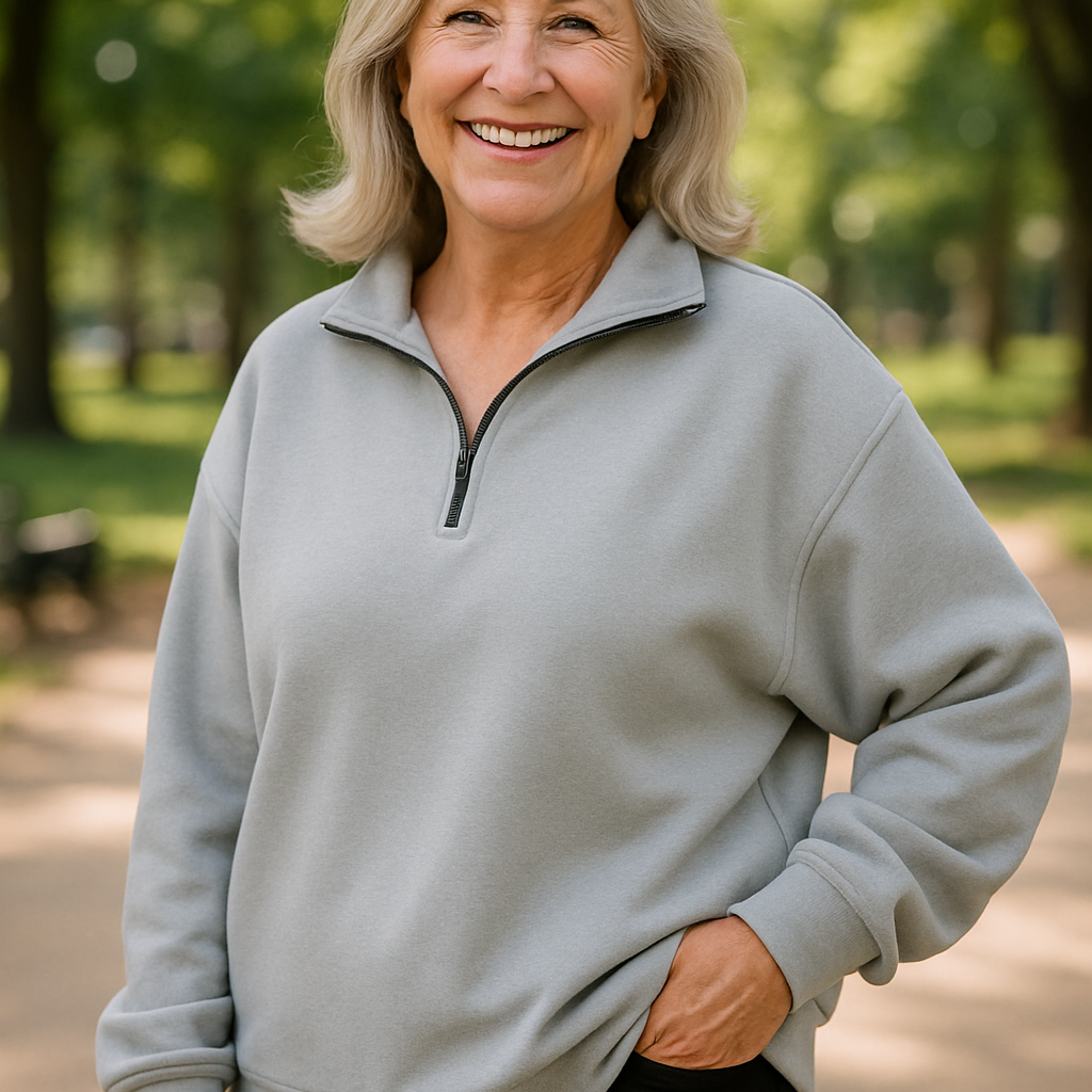 Estelle - Quarter-Zip Knit Pullover