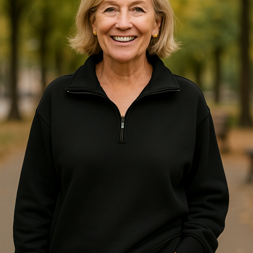 Estelle - Quarter-Zip Knit Pullover