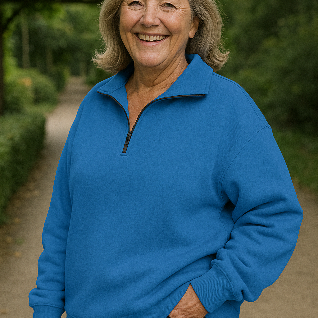 Estelle - Quarter-Zip Knit Pullover