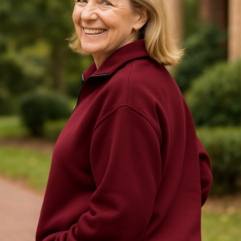 Estelle - Quarter-Zip Knit Pullover