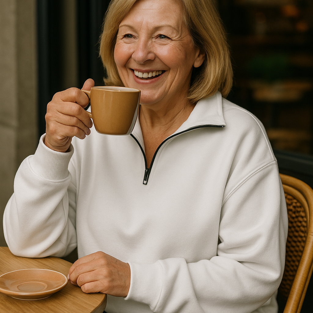 Estelle - Quarter-Zip Knit Pullover