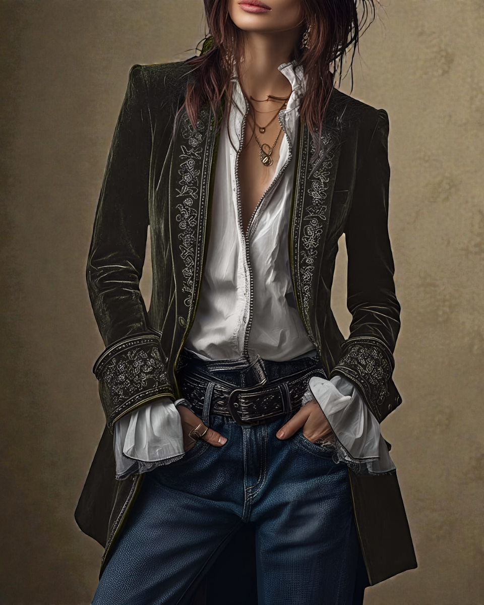 Rosalind - Luxurious Velvet Jacket