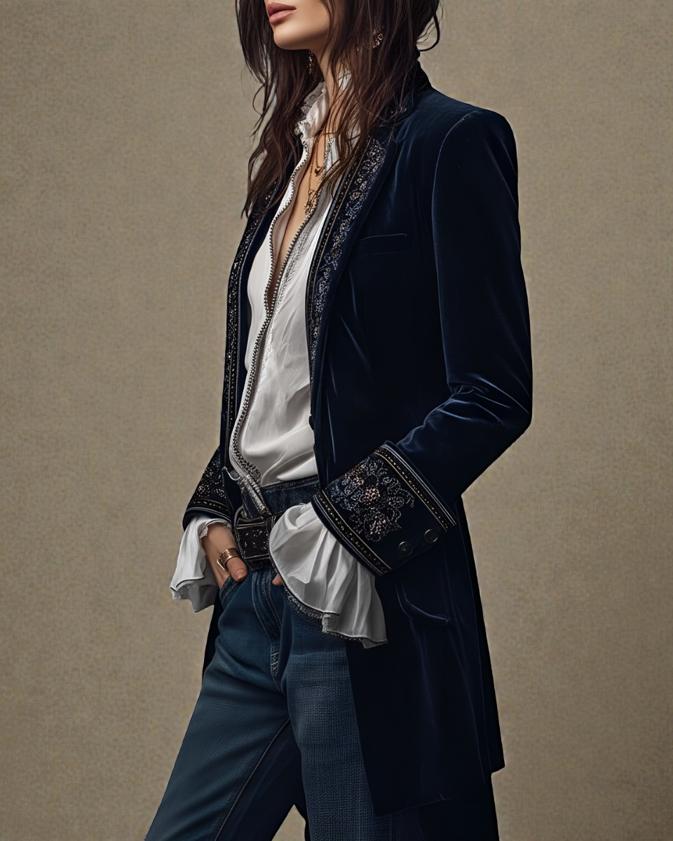 Rosalind - Luxurious Velvet Jacket