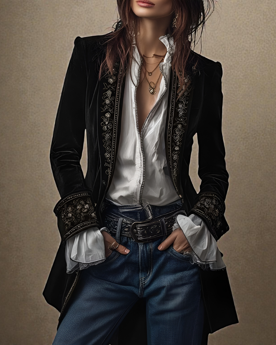 Rosalind - Luxurious Velvet Jacket