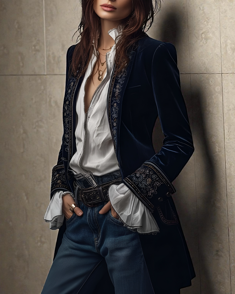 Rosalind - Luxurious Velvet Jacket