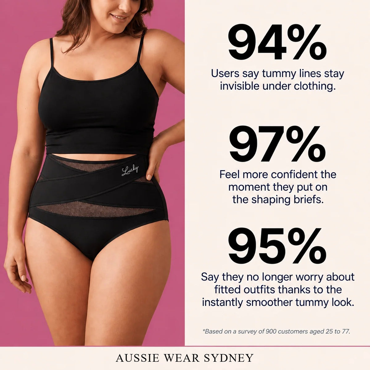 Aeliana - High-Waisted Tummy Control Shaping Briefs