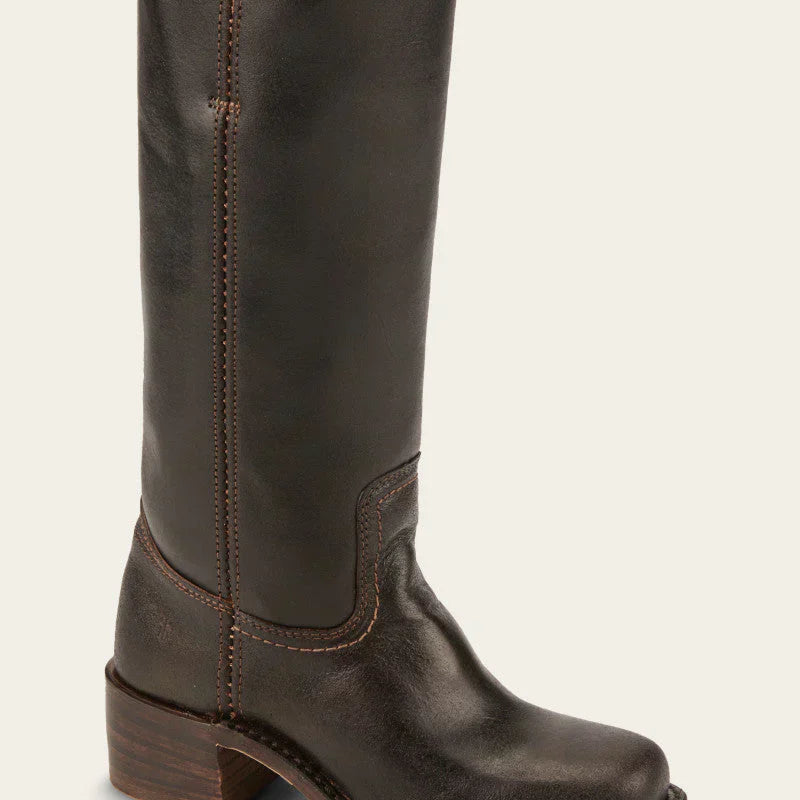A single Elara classic Western boot in light brown, angled to show both the front and side, focusing on material quality.