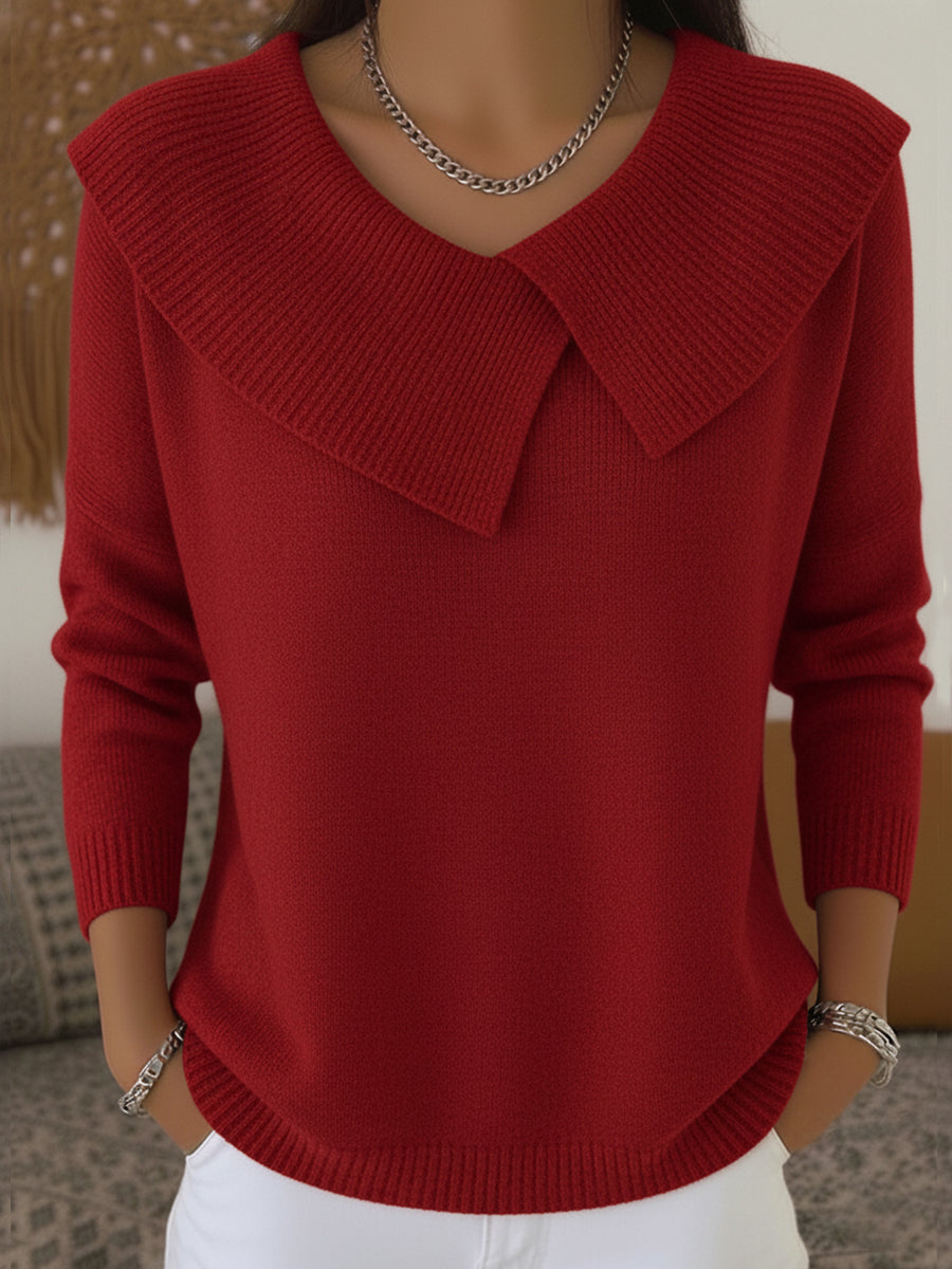 Side profile of the Esmée comfortable everyday pants, highlighting the soft fabric texture and comfortable drape.