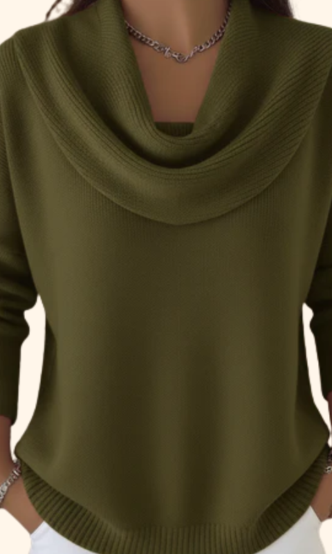 A woman wearing the Hadassah comfort stretch pants in red, styled casually with a top, walking outdoors.