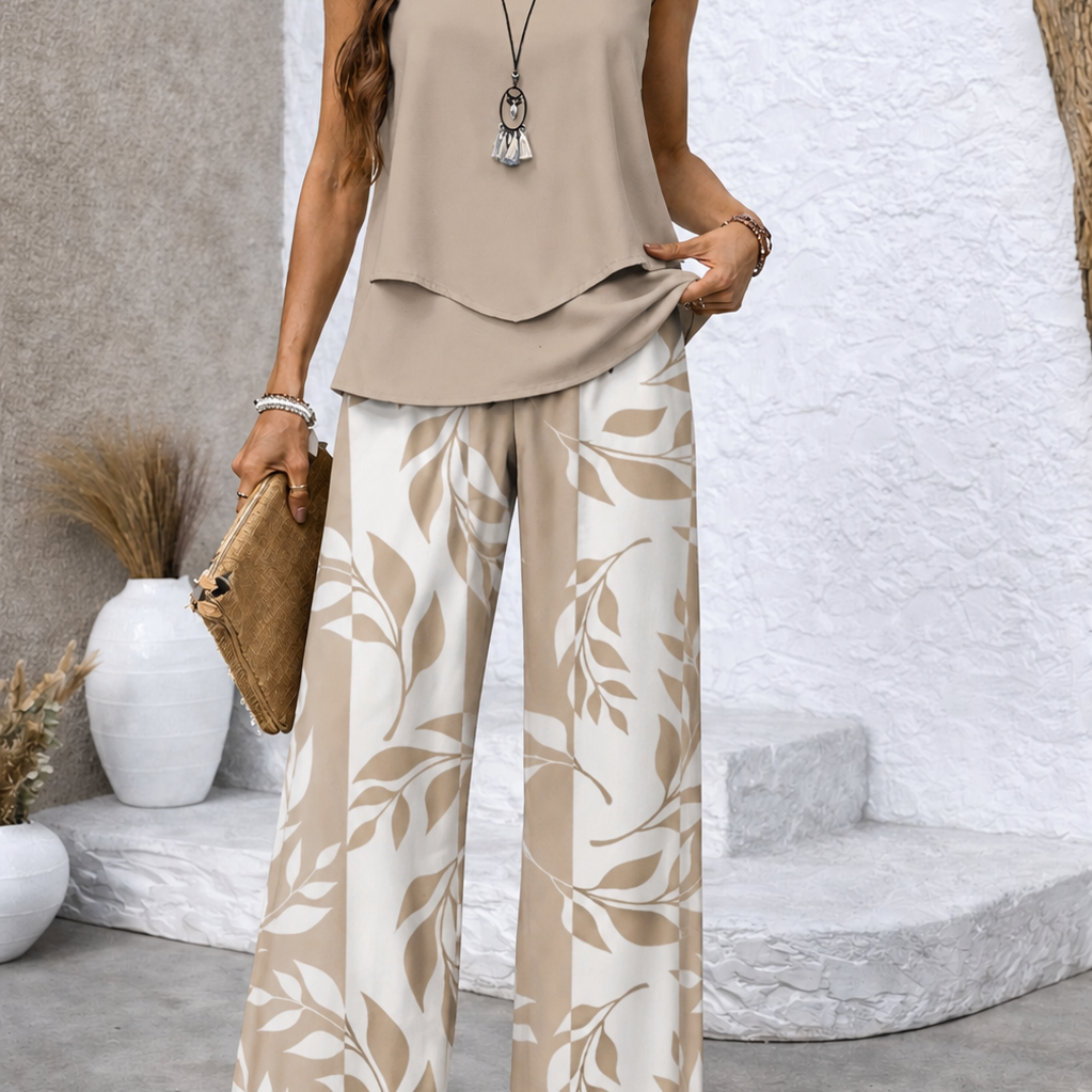 Inez - Elegant Wide-Leg Pants sets product image