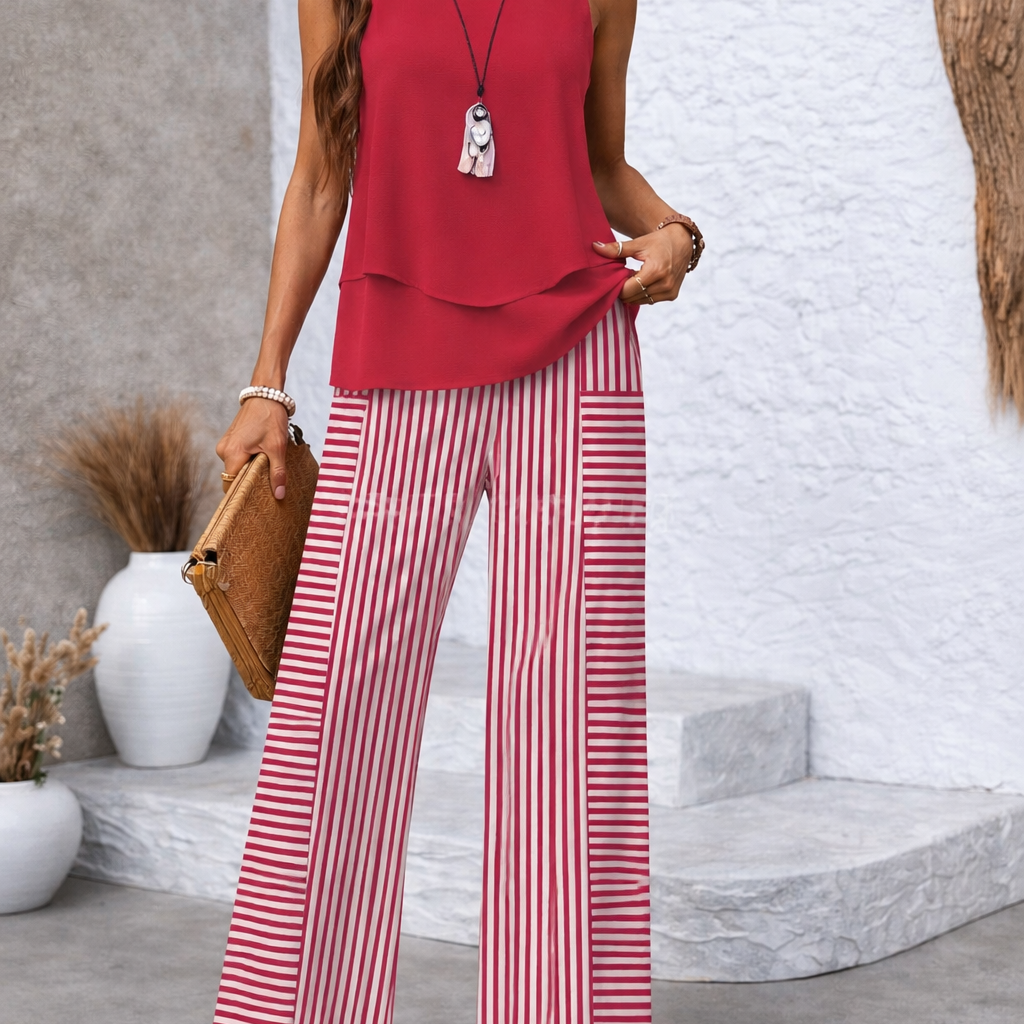 Kiera - Elegant Striped Pants C294 product image