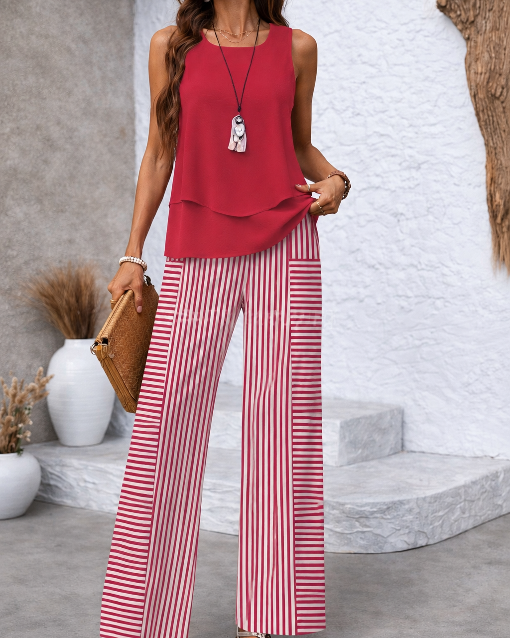 Kiera - Elegant Striped Pants C294 product image