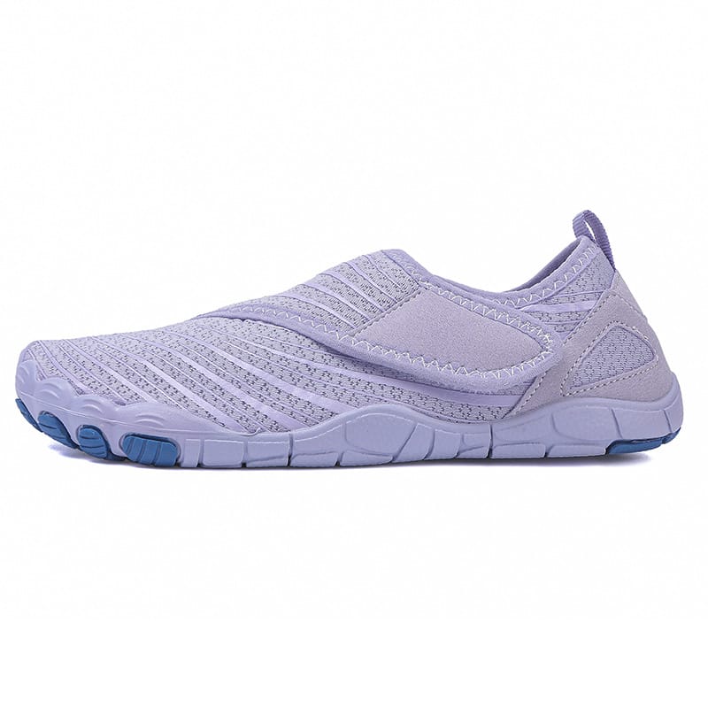 Navy Blue Maeve comfort orthopedic shoes, highlighting the comfortable interior.