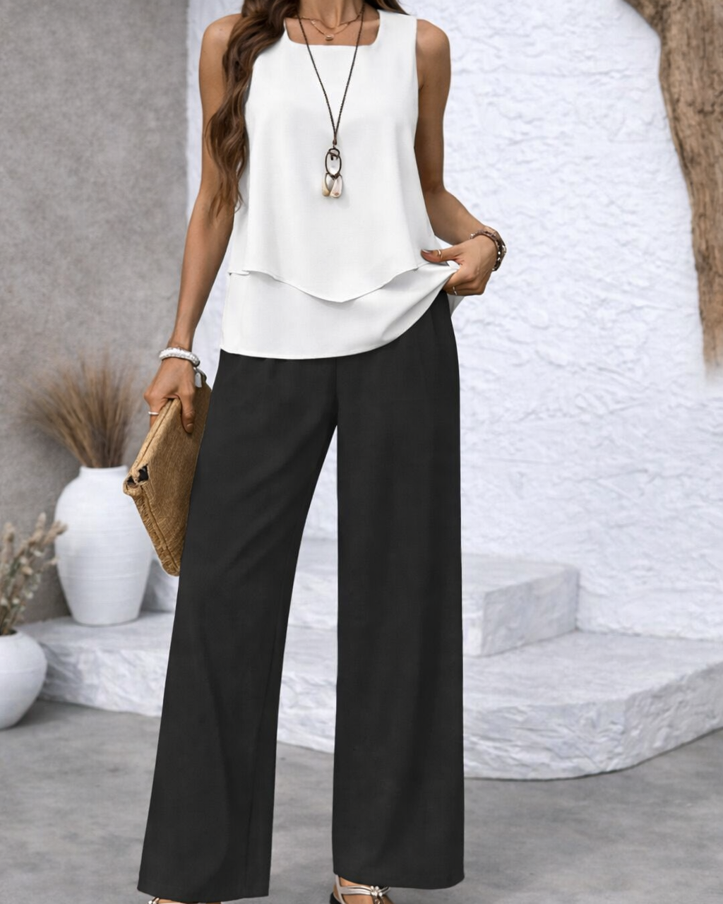 Noa - Elegant Wide-Leg Pants C294 product image
