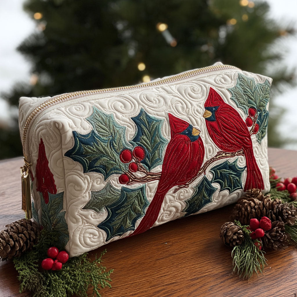 Yara - Quilted Cosmetic Organizer Handmade Cosmetic Bags product image