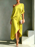 Isadora - Elegant Asymmetrical Midi Dress product image