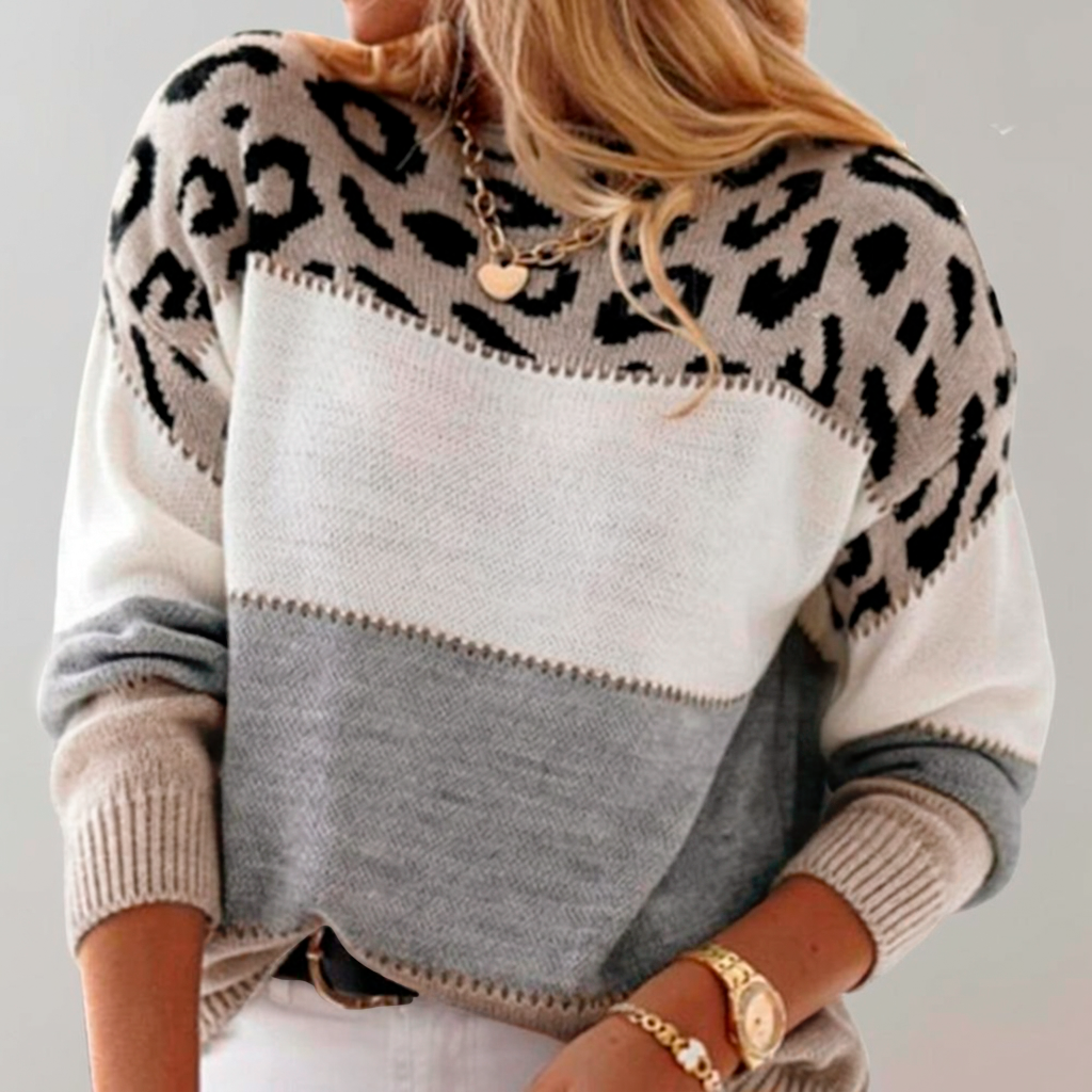 Calista - Leopard Print Jumper