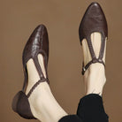 Anthea - Elegant Braided Leather Shoes