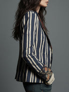 Calista - Bohemian Striped Blazer