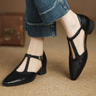 Anthea - Elegant Braided Leather Shoes