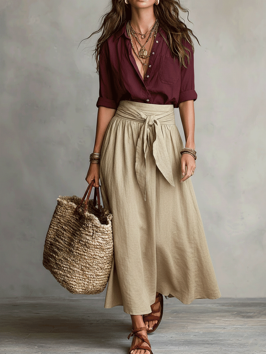 Calista - Boho Chic Skirt Set