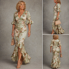 Isolde - Elegant Floral Maxi Dress