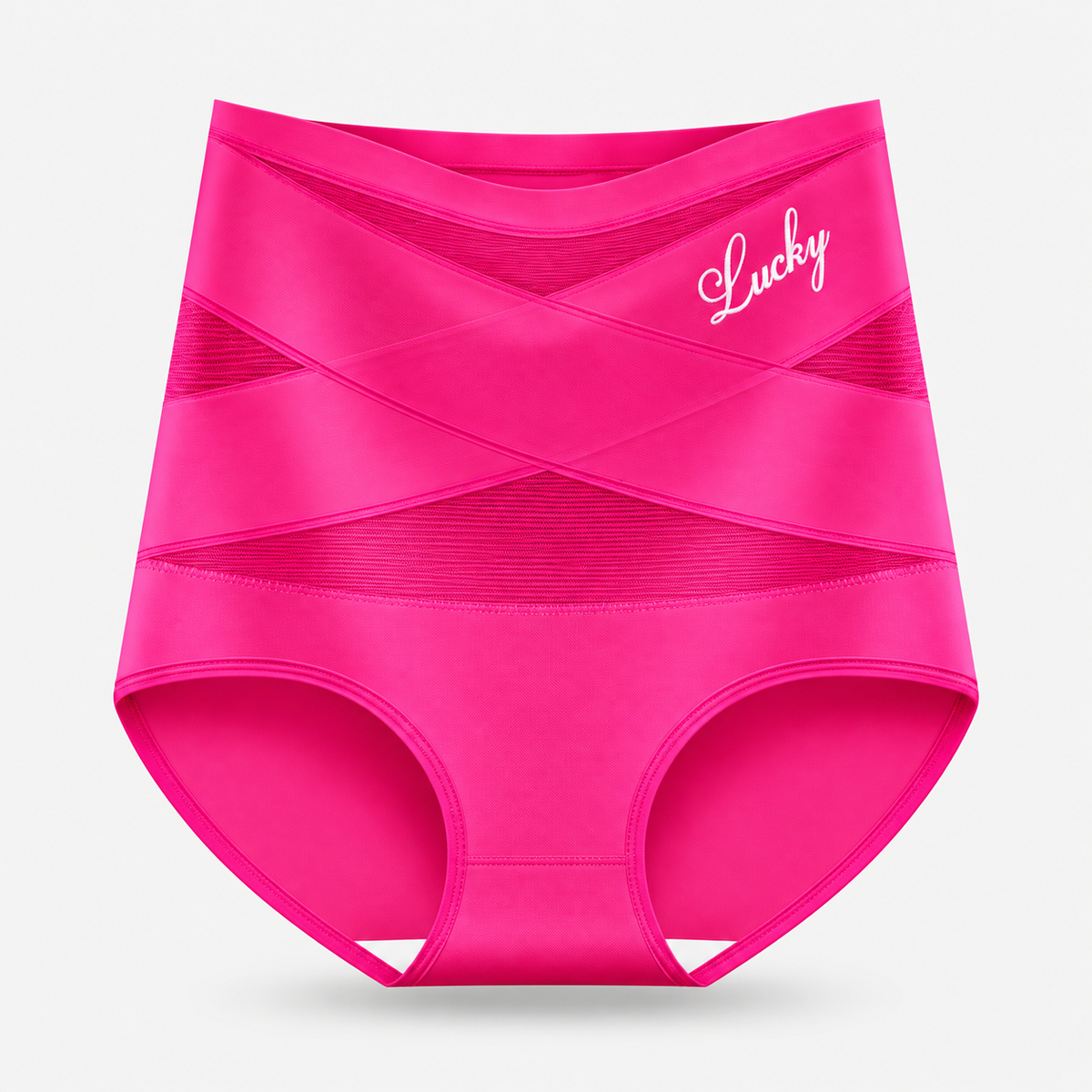 Shaping underwear in nude, expertly paired with a light-colored outfit for complete invisibility.