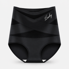 Hand holding the soft fabric of the shaping underwear, showcasing its premium material quality.