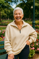 Estelle - Quarter-Zip Knit Pullover