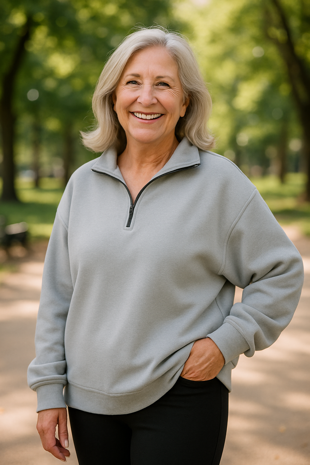 Estelle - Quarter-Zip Knit Pullover