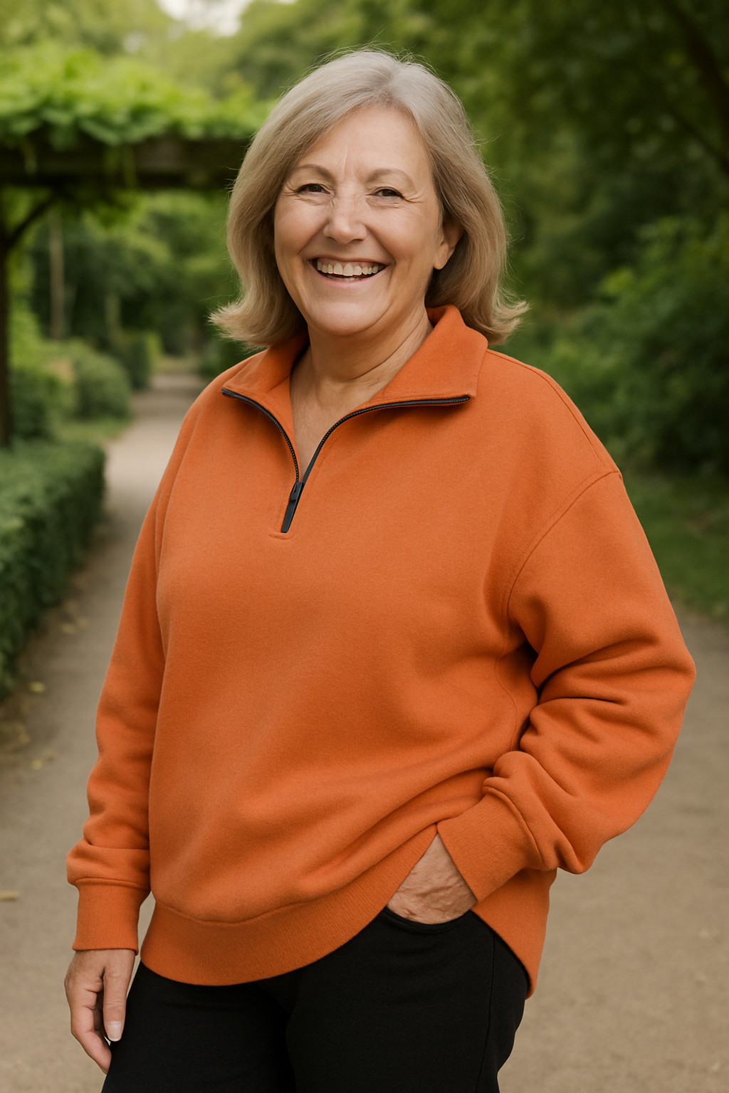 Estelle - Quarter-Zip Knit Pullover