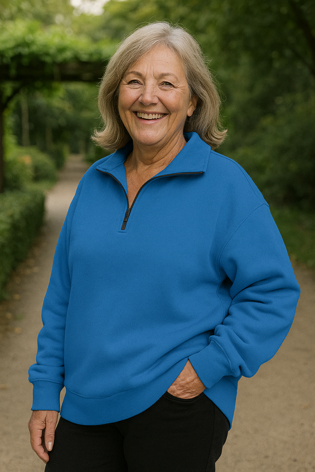 Estelle - Quarter-Zip Knit Pullover