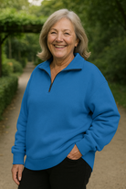 Estelle - Quarter-Zip Knit Pullover