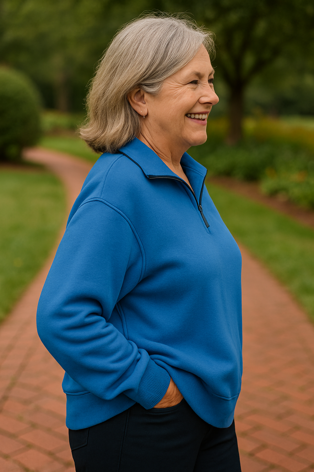Estelle - Quarter-Zip Knit Pullover