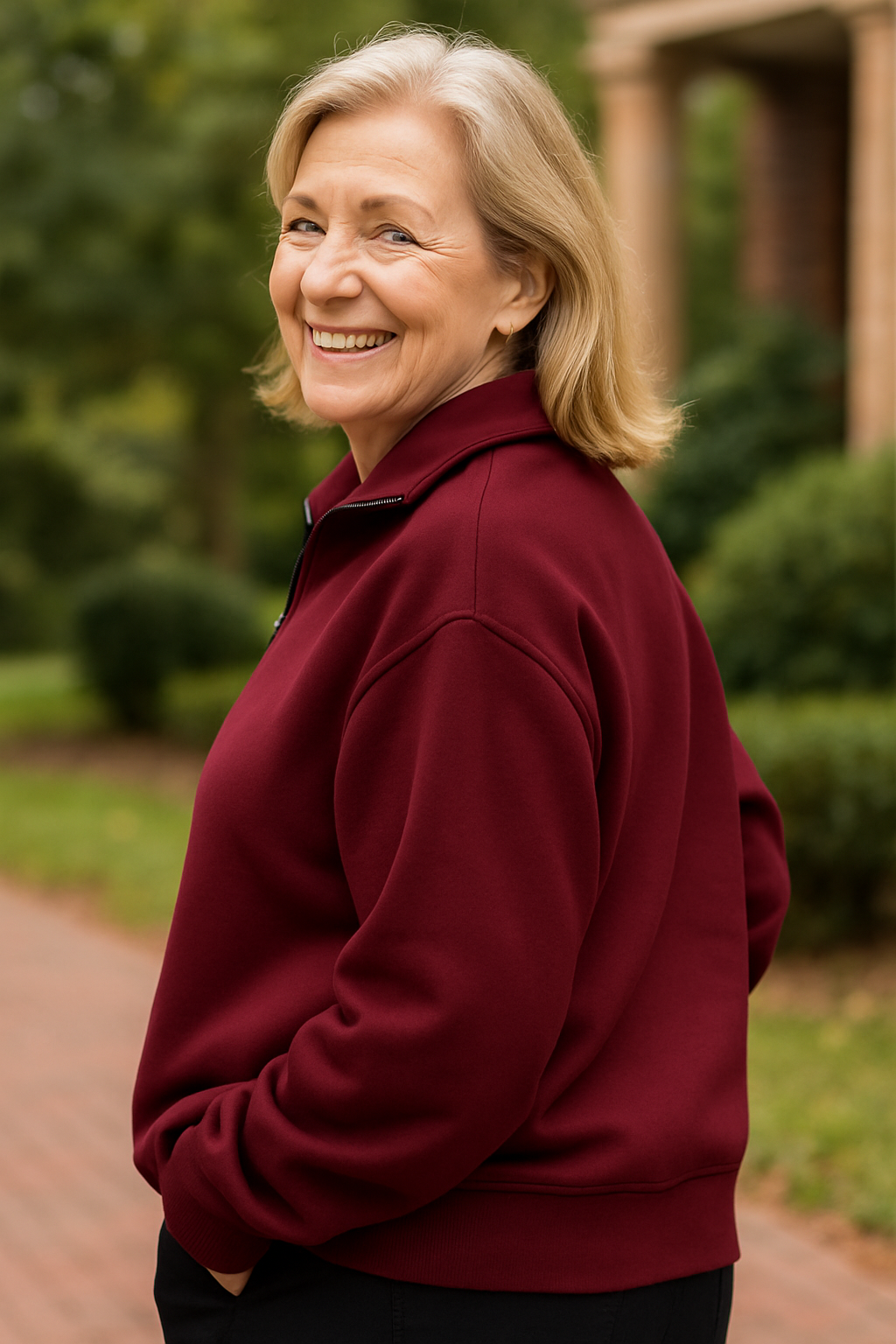 Estelle - Quarter-Zip Knit Pullover
