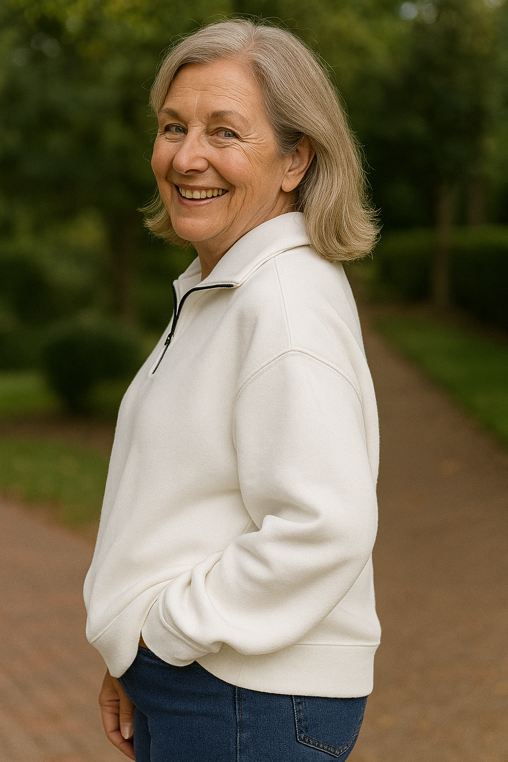 Estelle - Quarter-Zip Knit Pullover
