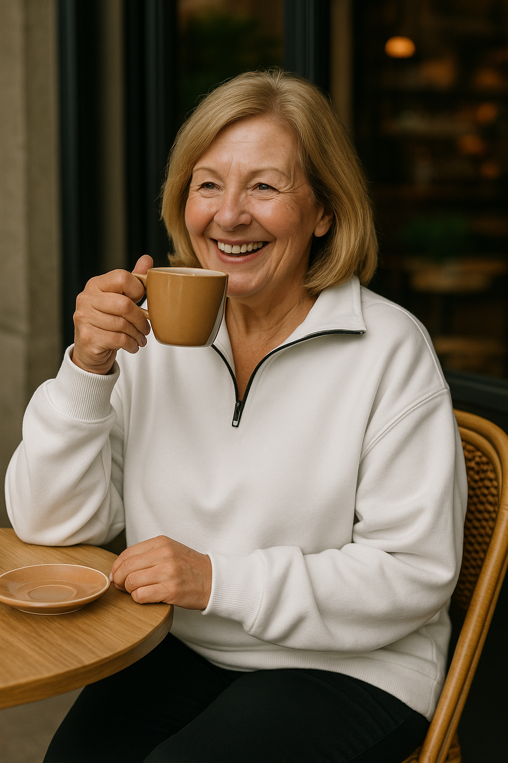 Estelle - Quarter-Zip Knit Pullover