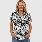 Jacinta | Polka Dot Collared Top