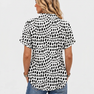 Jacinta | Polka Dot Collared Top