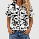 Jacinta | Polka Dot Collared Top