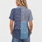 Honor | Patchwork Collared Top