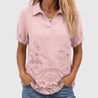 Theodora | Floral Collared Top