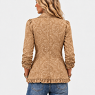 Lorna | Western Print Ruffle Jacket