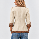 Myrtle | Retro Floral Ruffle Jacket