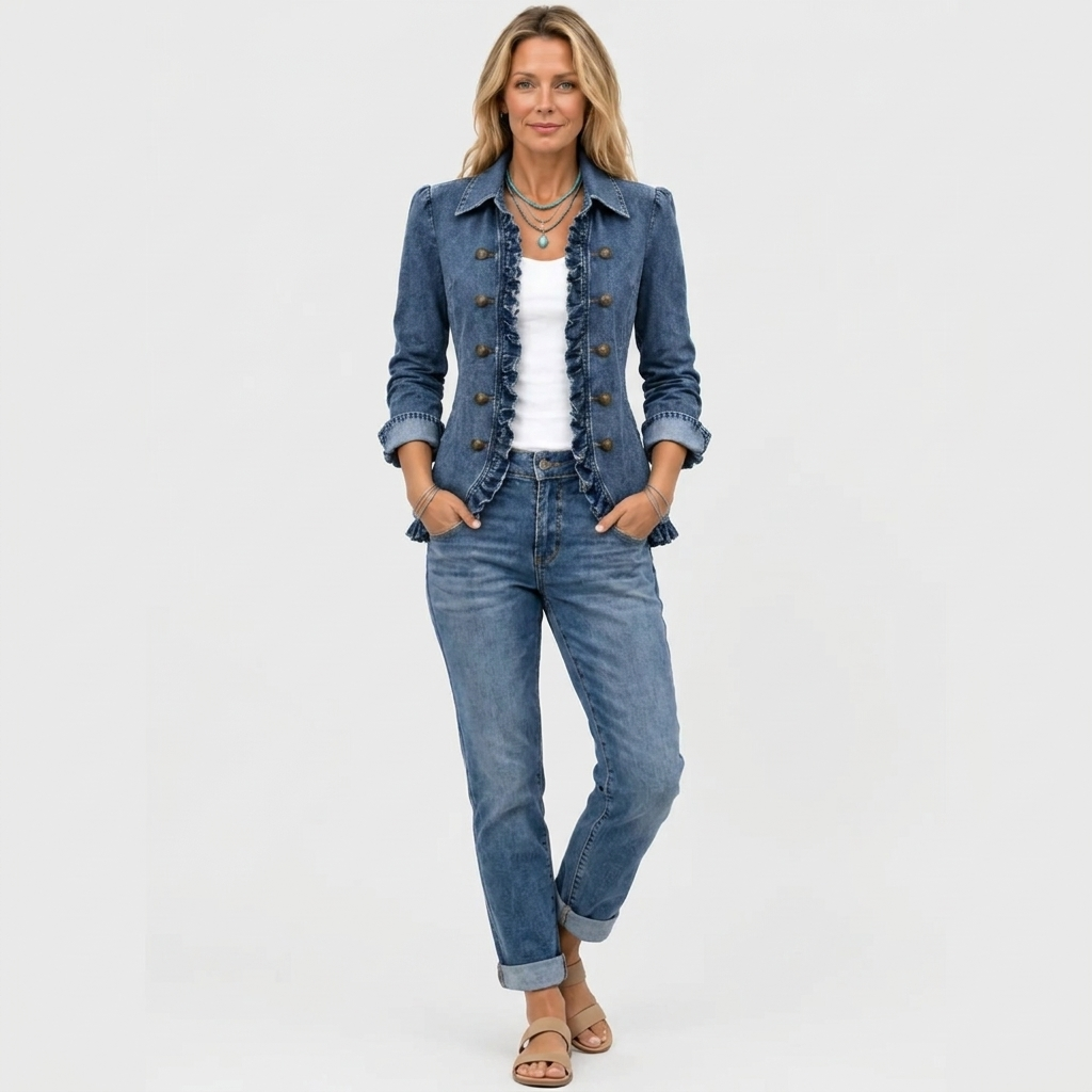 Posy | Ruffle Trim Jacket