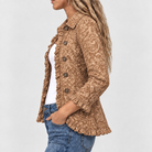 Winifred | Bohemian Floral Ruffle Jacket